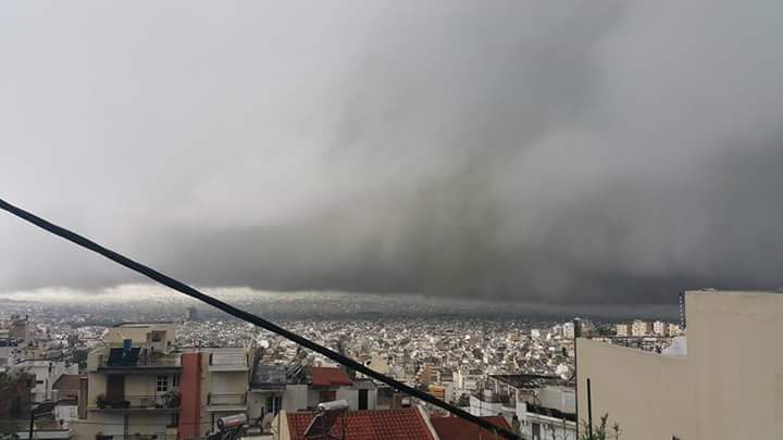 Athens storm