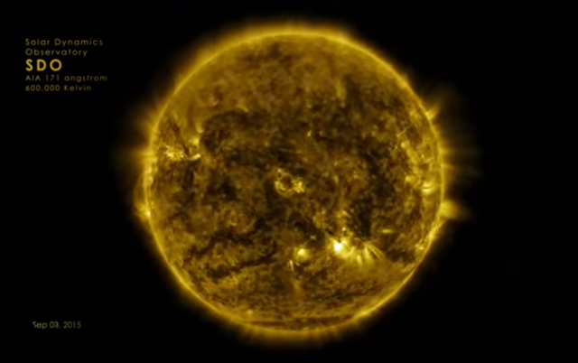 Solar Dynamics Observatory see sun in a year 2015 16