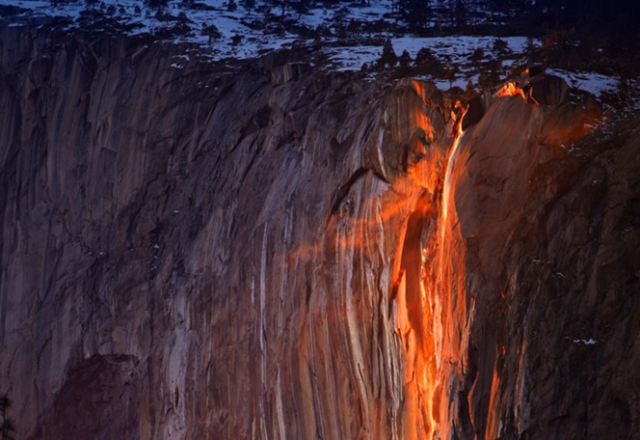 Waterfalls in Yosemite National Park california 8954
