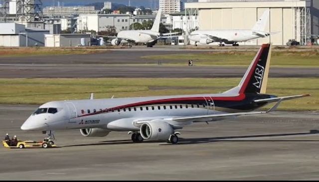 central view first japan factory plane 2015 mitsubishi