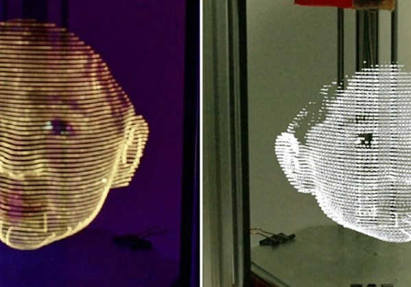 Ινδός καλλιτέχνης σχεδιάζει χρησιμοποιώντας φως και εκτυπώνει σε 3D το αποτέλεσμα