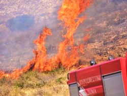 Για δεύτερη ημέρα μαίνεται η πυρκαγιά στο Κοιλιώμενο Ζακύνθου