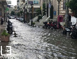 Καταιγίδα στη Θεσσαλονίκη - Δείτε βίντεο