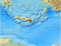 Σεισμός κοντά στην Ιεράπετρα