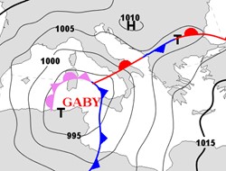 ΕΚΤΑΚΤΟ: Ο κυκλώνας "Gaby" θα χτυπήσει τη Μεσόγειο και τα Βαλκάνια