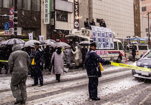 Χιόνισε στο Τόκιο μετά από... μισό αιώνα!!!