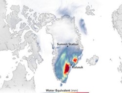 Ασυνήθιστη χιονόπτωση στη Γροιλανδία μετά τον Τυφώνα “Larry”