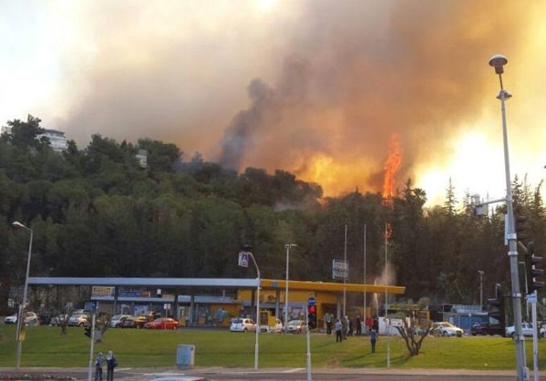 Καταστροφικές πυρκαγιές μαίνονται στο Ισραήλ