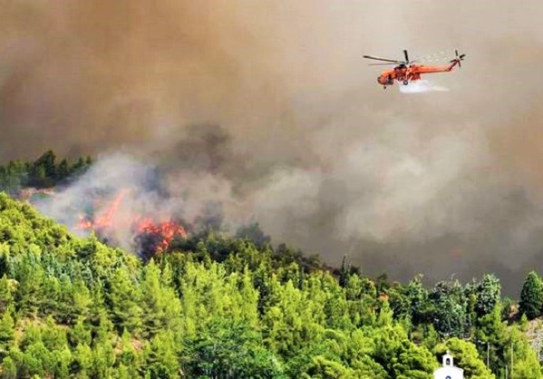 Τεράστια η οικολογική καταστροφή για τη βόρεια Εύβοια