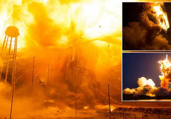 Nasa: Εικόνες απο την καταστροφή του Antares