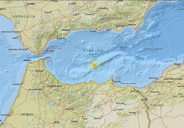 Ισχυρός σεισμός 6,2R νότια της Ισπανίας