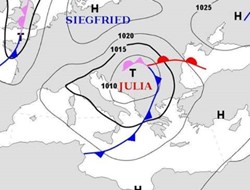 Η καταιγίδα ''Julia'' ανοίγει το δρόμο για σημαντικές αλλαγές στον καιρό