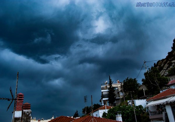 Πρωτοφανής χαλαζόπτωση στην Καβάλα