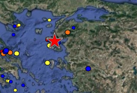 Σεισμός 5,3 Ρίχτερ ανοιχτά της Λέσβου