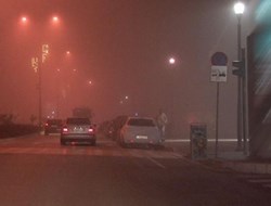 Ιωάννινα: Η αιθαλομίχλη «χτύπησε κόκκινο» τη νύχτα