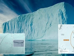 Γιγάντιο παγόβουνο κινείται προς την ανοικτή θάλασσα