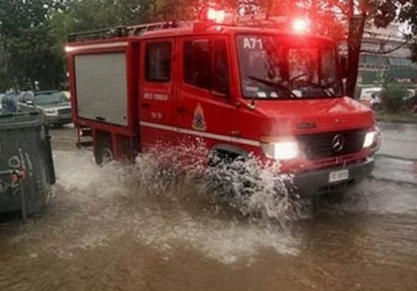 Ισχυρή βροχή στην θεσσαλονίκη