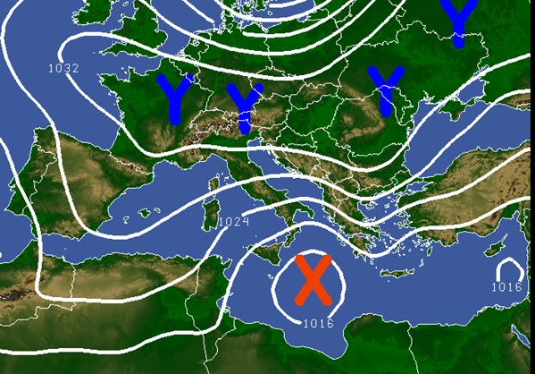 Πιθανή ανατροπή του καιρού - Παραμονή και βάθυνση του Χαμηλού