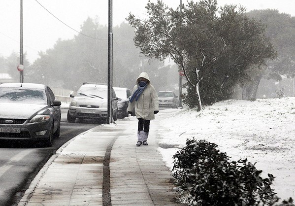 Έρχεται ο λευκός επισκέπτης...